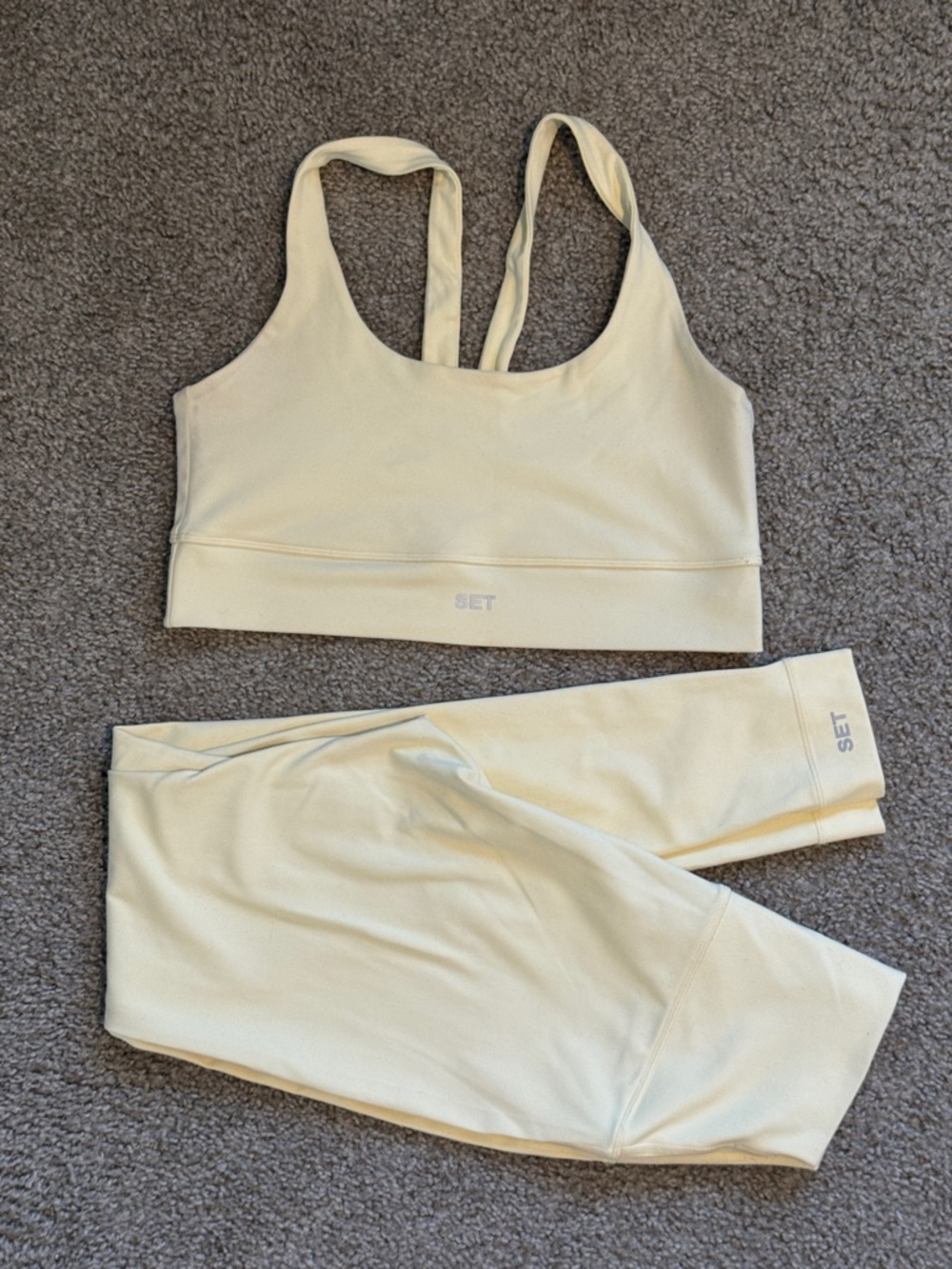 SET Active Luxform Sunshine leggings (S) + bra (M) set